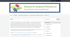 Desktop Screenshot of analyticalphilately.org