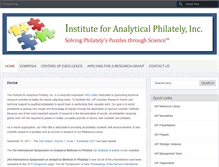 Tablet Screenshot of analyticalphilately.org